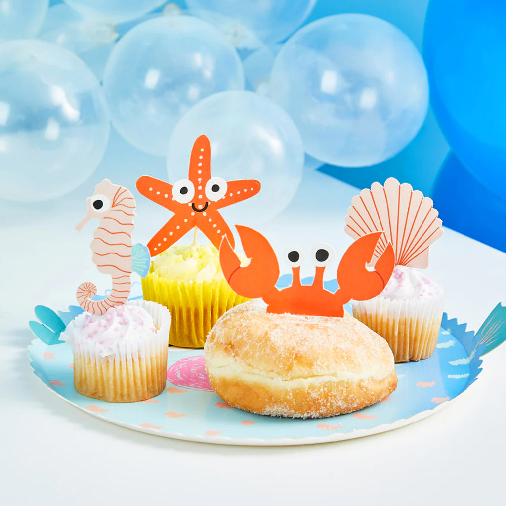 Sea Friends Cake Toppers 12 Pack