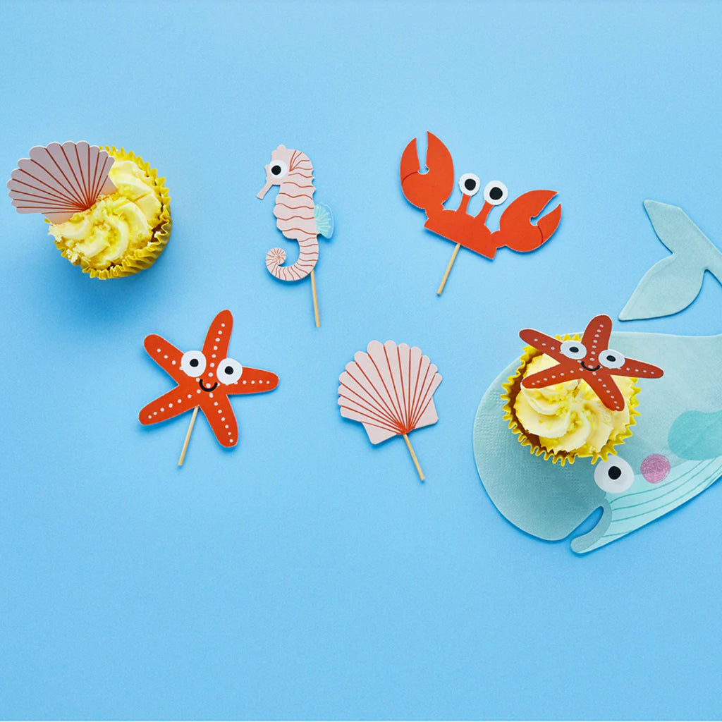 Sea Friends Cake Toppers 12 Pack