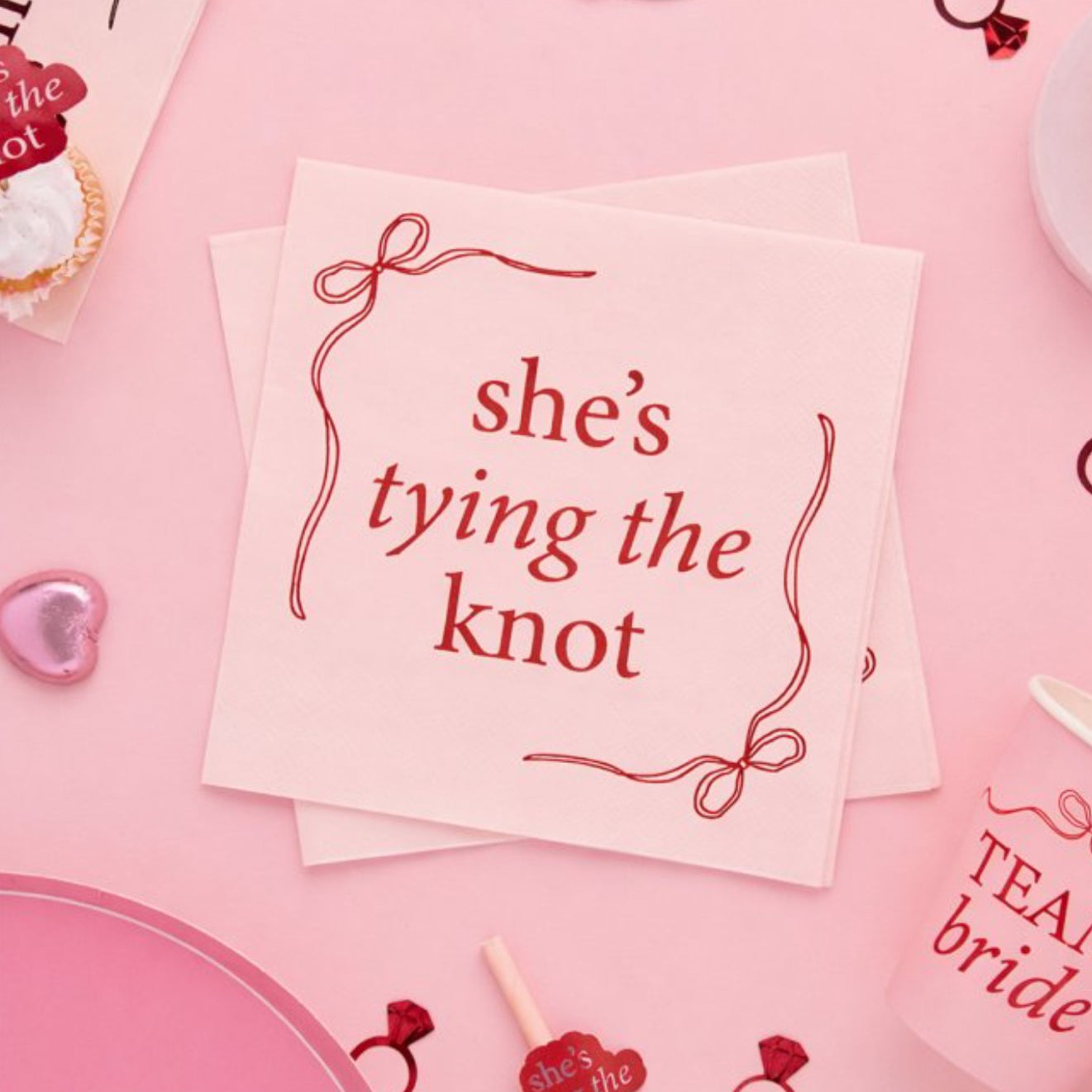 Hen Party Napkins, She’s Tying The Knot  x 16