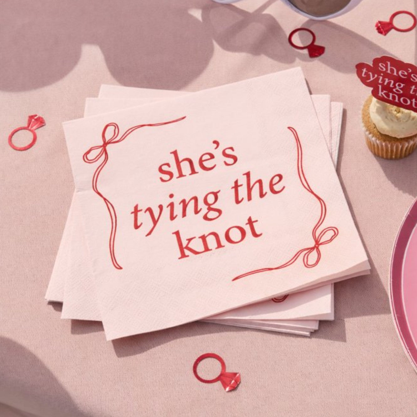 Hen Party Napkins, She’s Tying The Knot  x 16