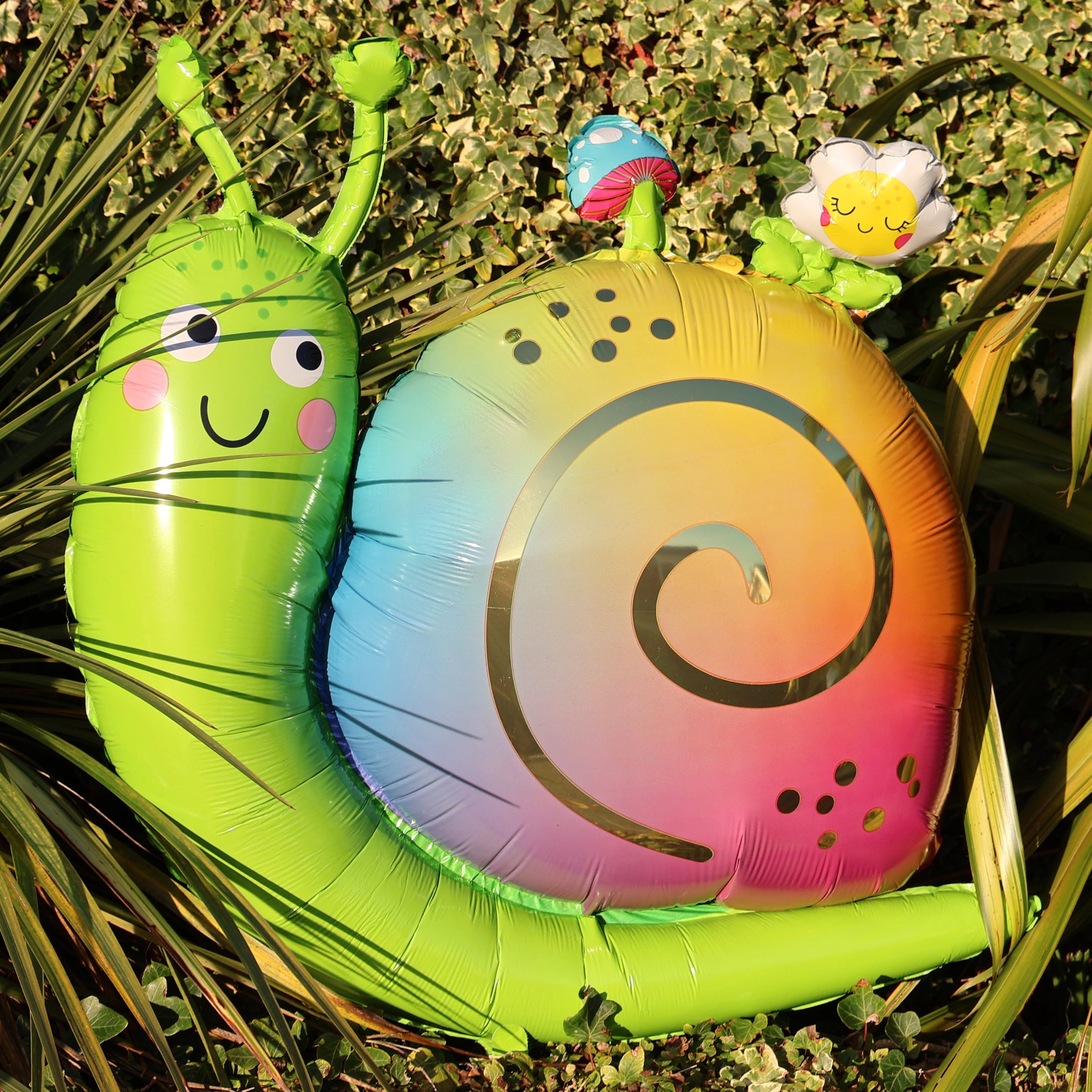 Happy Snail Foil Balloon