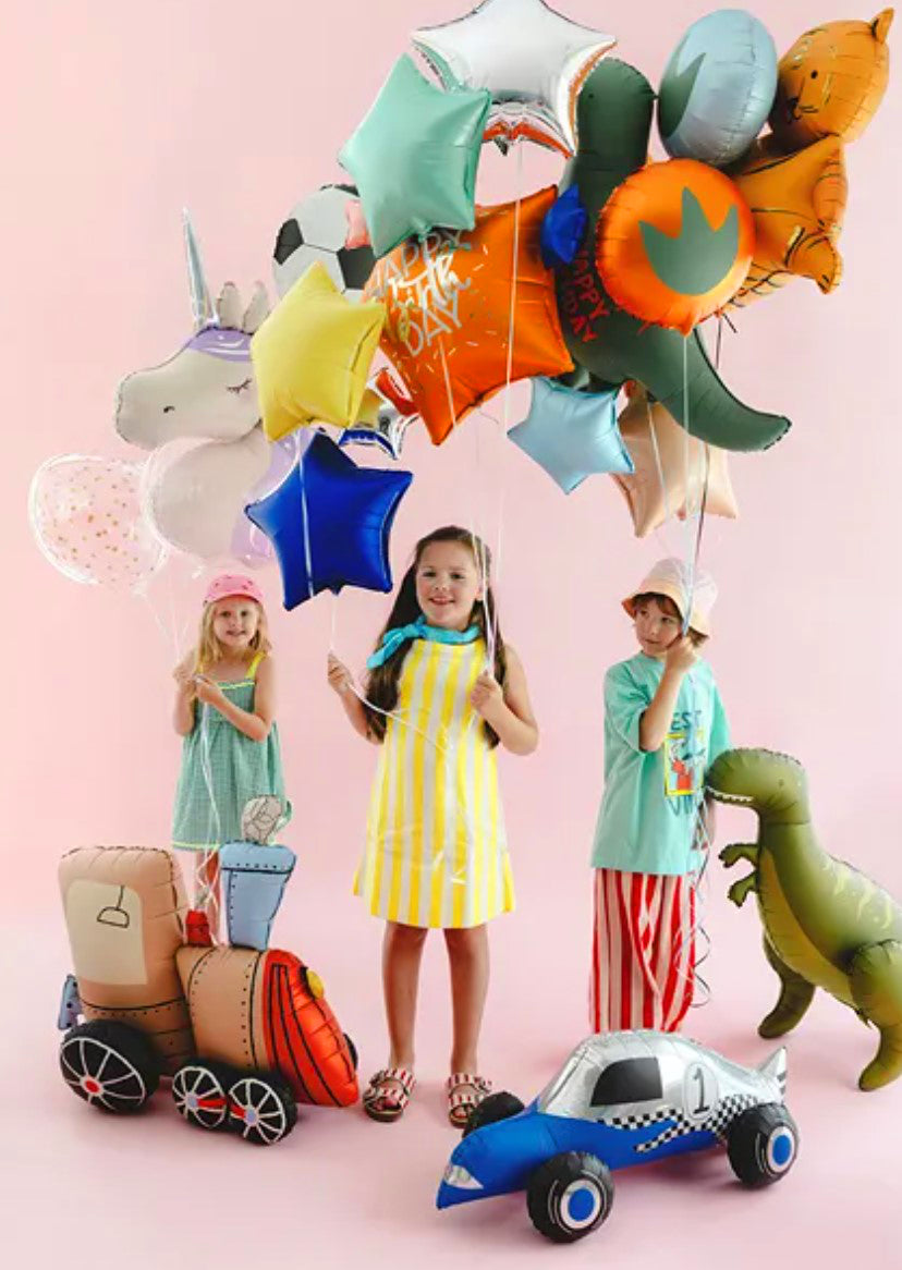 Standing Steam Train Foil Balloon