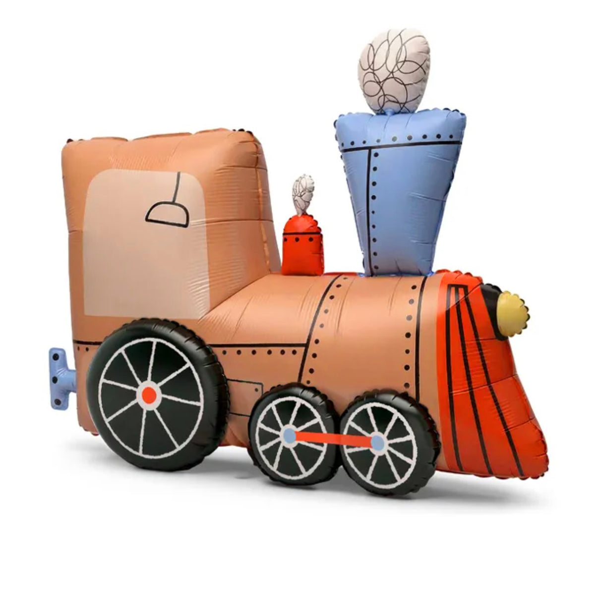 Standing Steam Train Foil Balloon