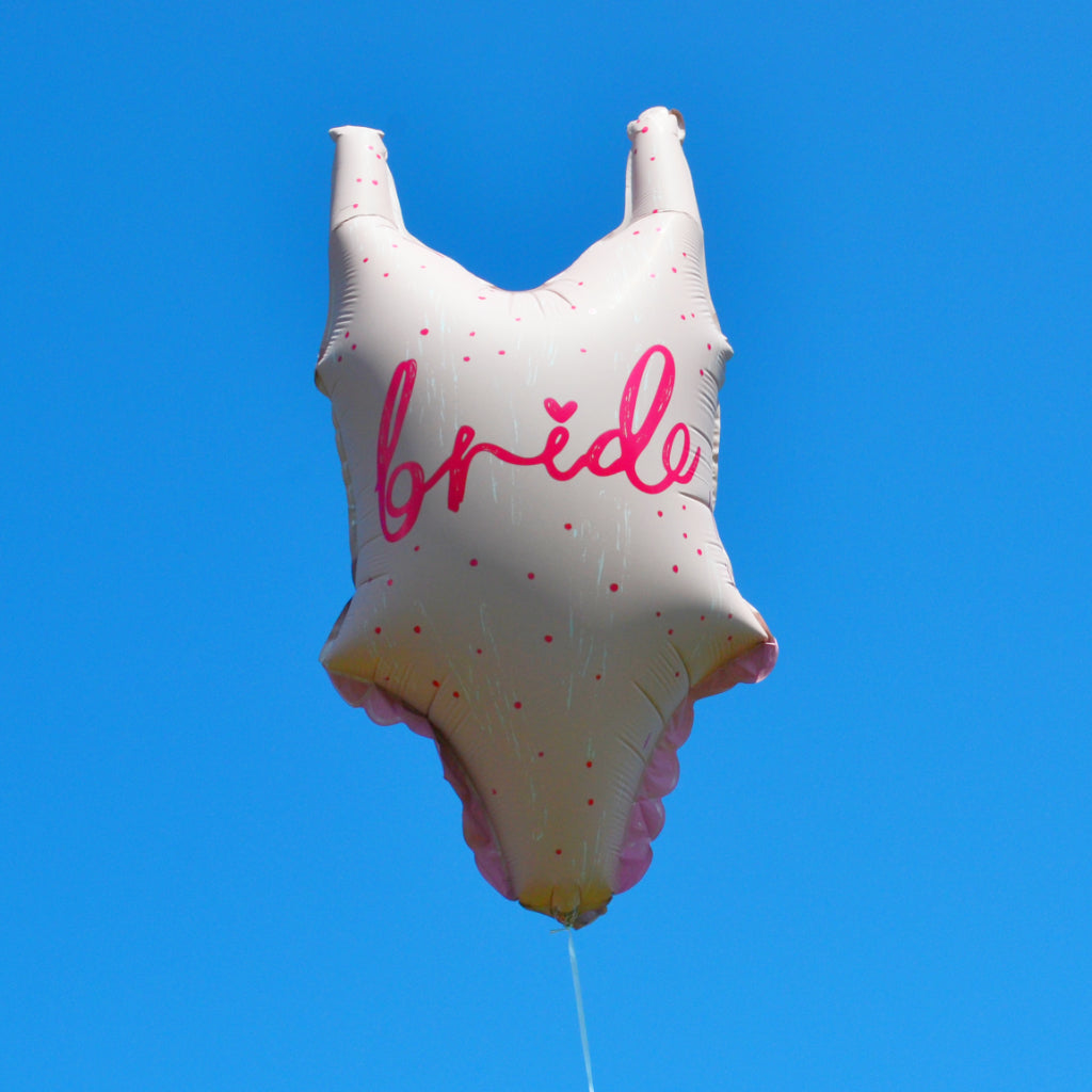 Pink Bride Swimsuit Balloon