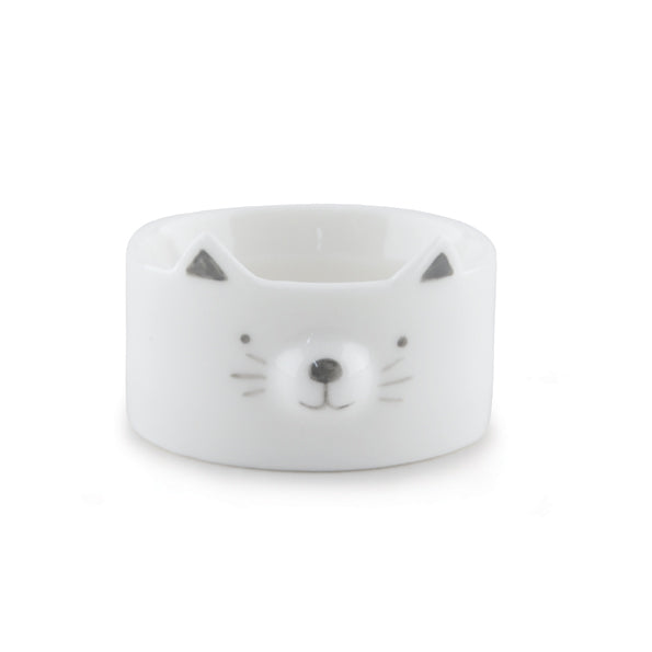 East of India Cat Tealight Holder, Home is where the cat is, Gift Boxed