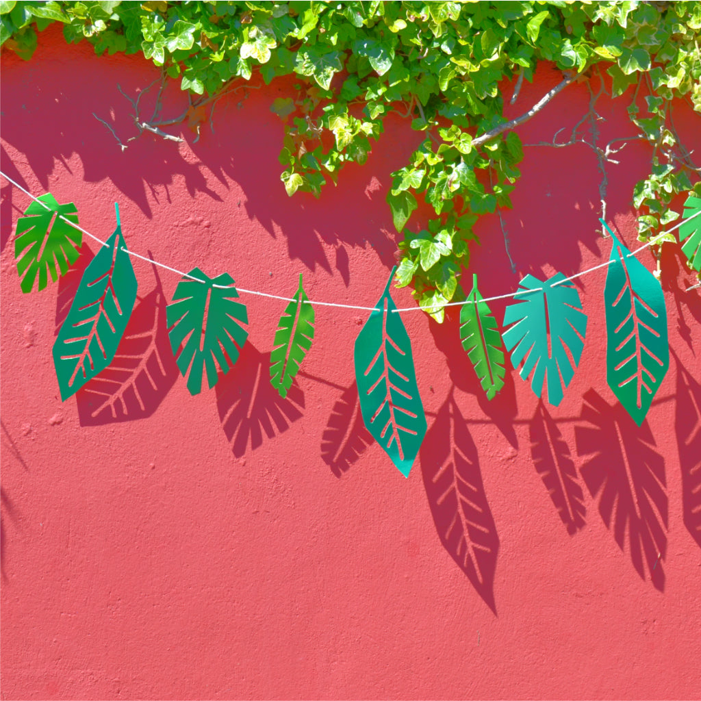 Tropical Leaf Garland 7ft