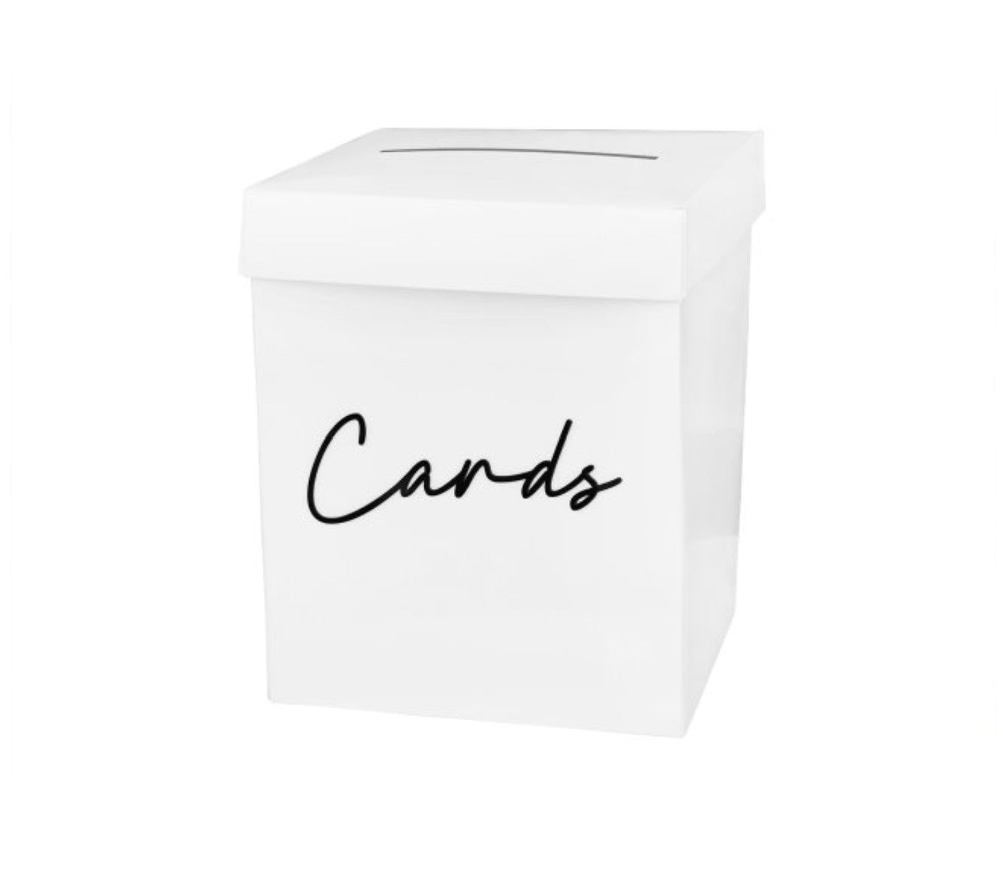 Wedding Cards Box with Black Acrylic Letters