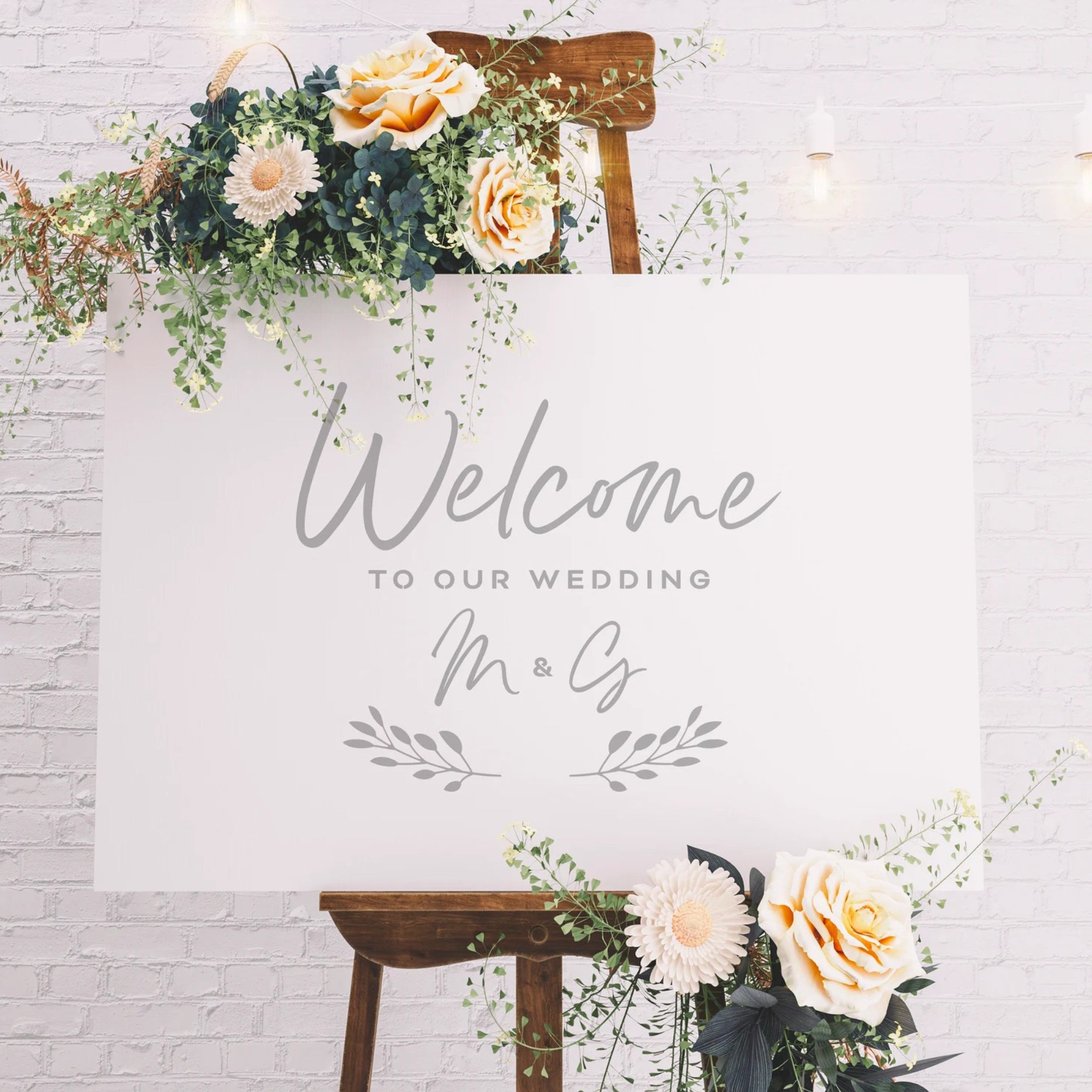 Wedding Sign Stencil Sheets - Pack of 4