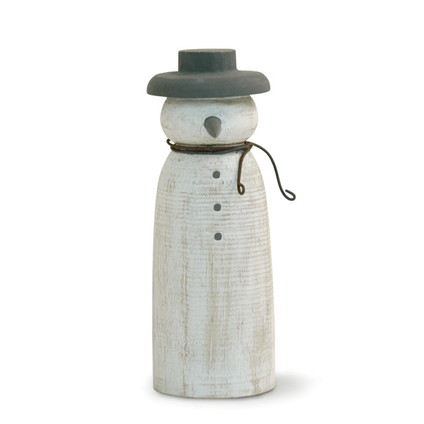 Wooden Snowman Christmas Decoration - East Of India