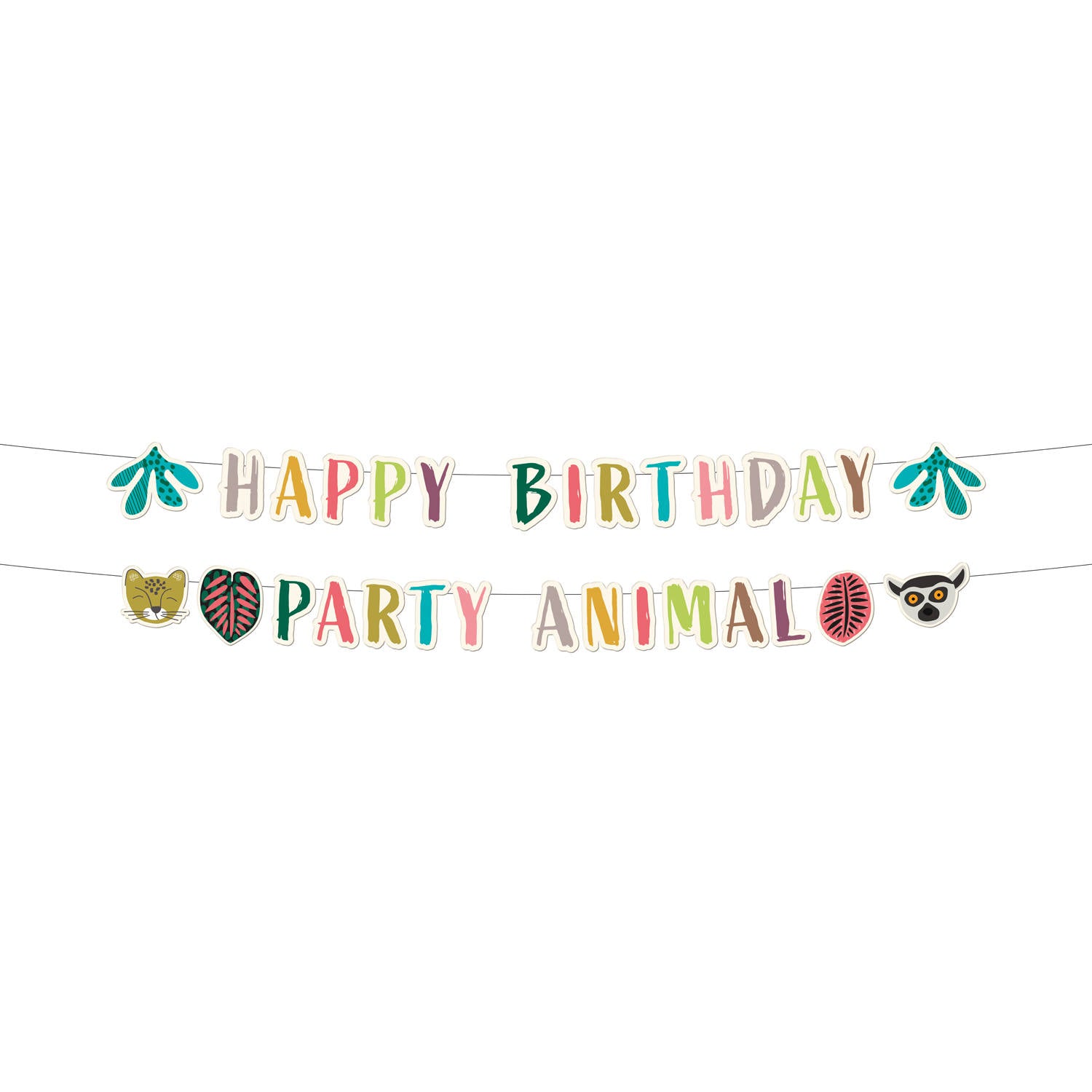 Zoo Animals Happy Birthday Bunting