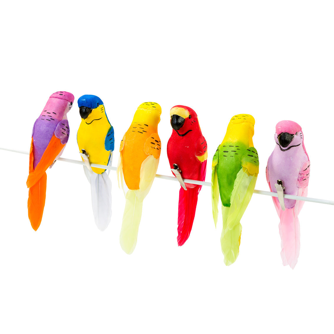 Tropical Birds Party Decorations x6