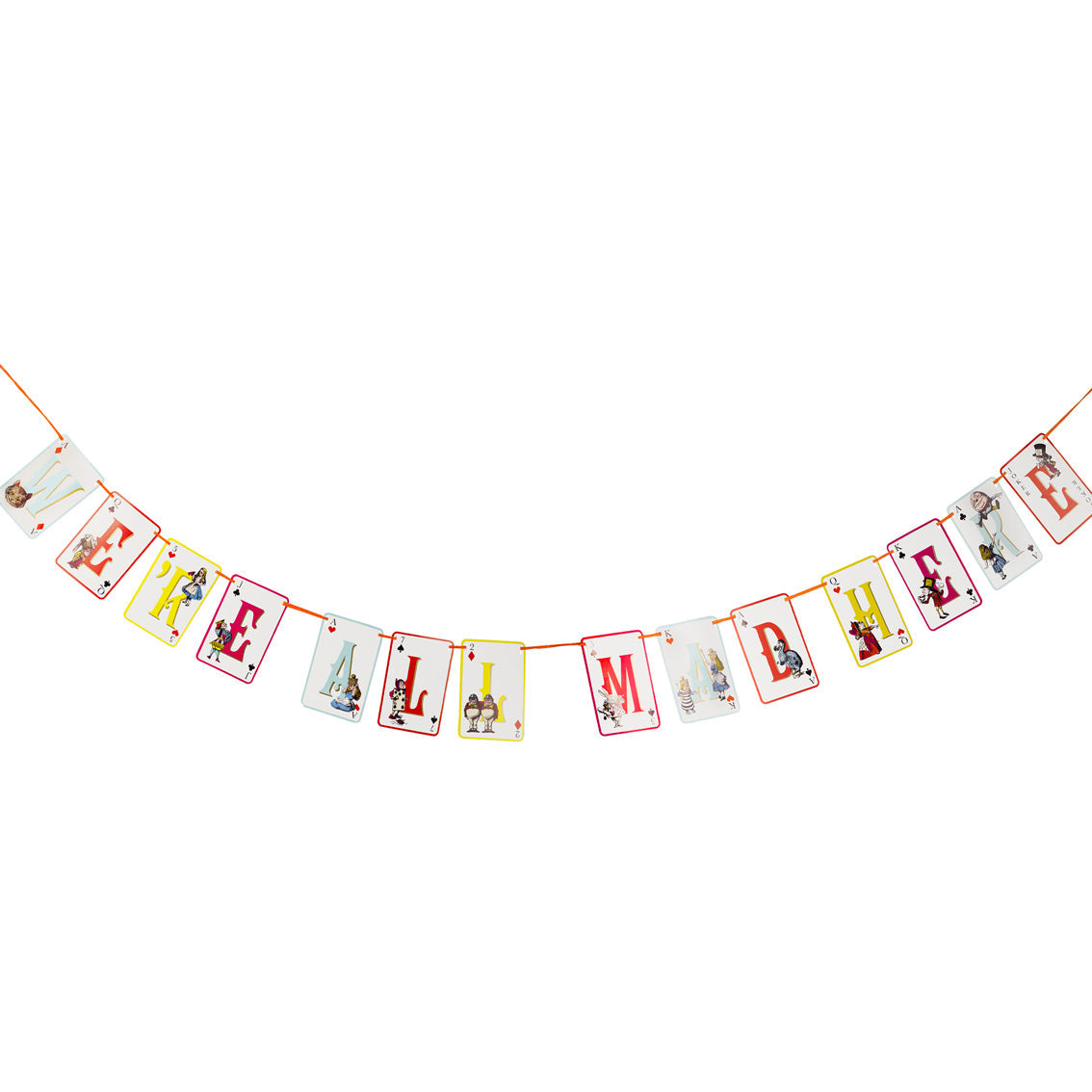 Alice in Wonderland Double Sided Bunting