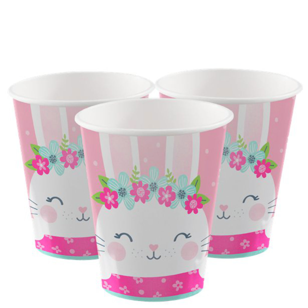 Bunny Rabbit Party Cups (x8)