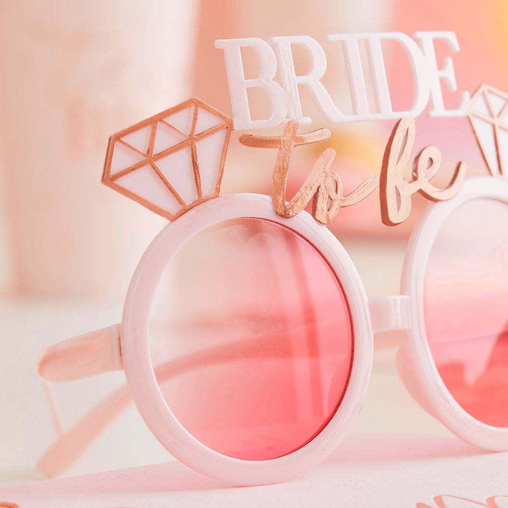 Rose Gold Bride to Be Sunglasses