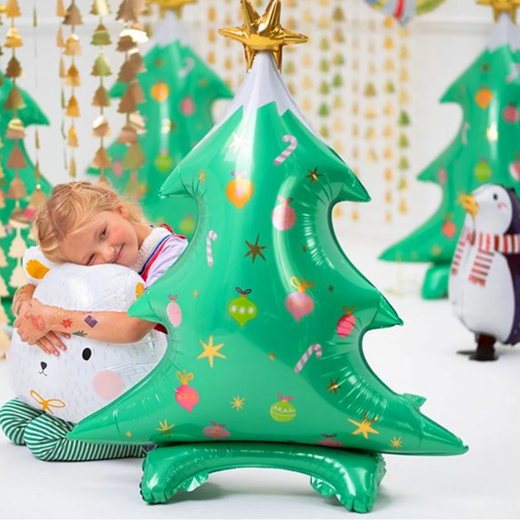 Jumbo 3D Standing Christmas Tree Foil Balloon