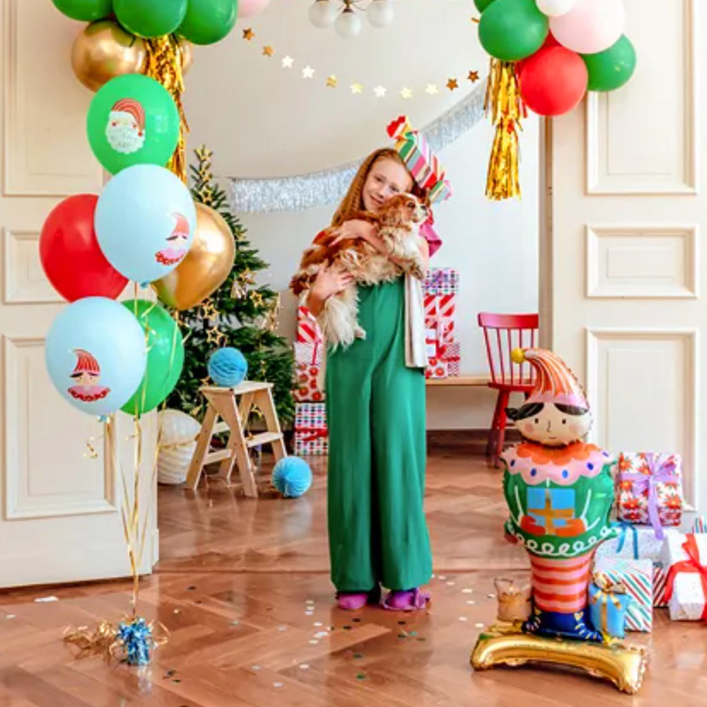 Giant 3D Standing Elf Foil Balloon