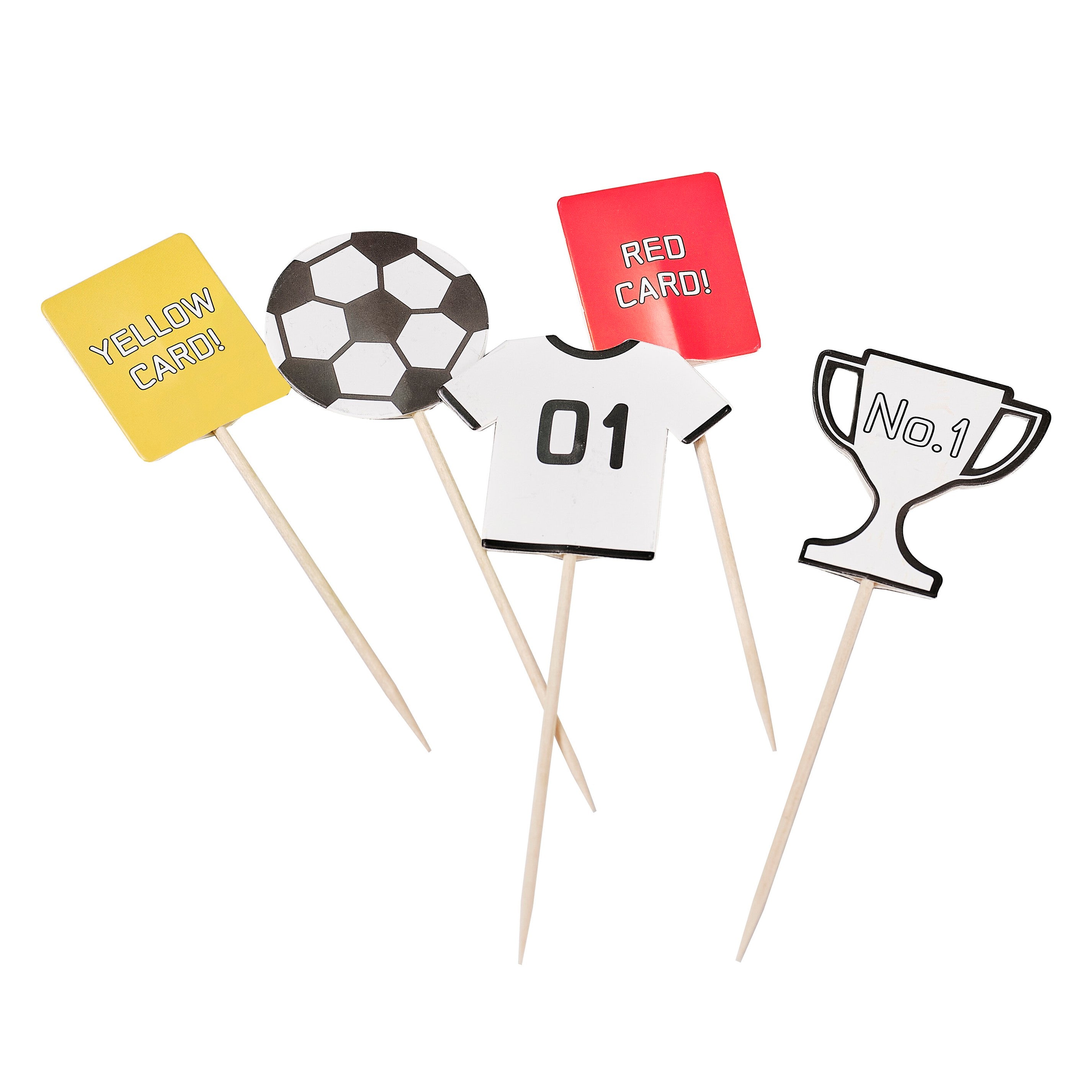 Football Party Cupcake Toppers (x12)