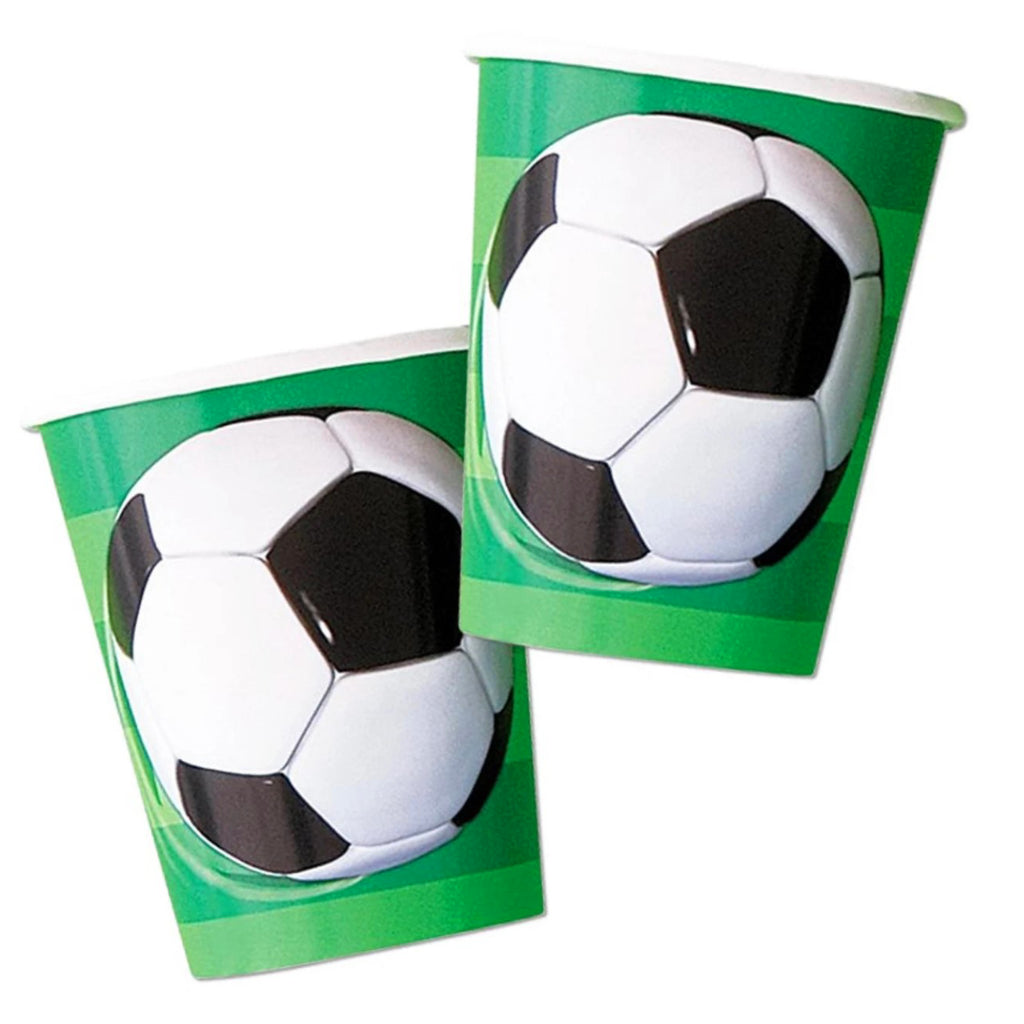 Football Party Cups (x8)