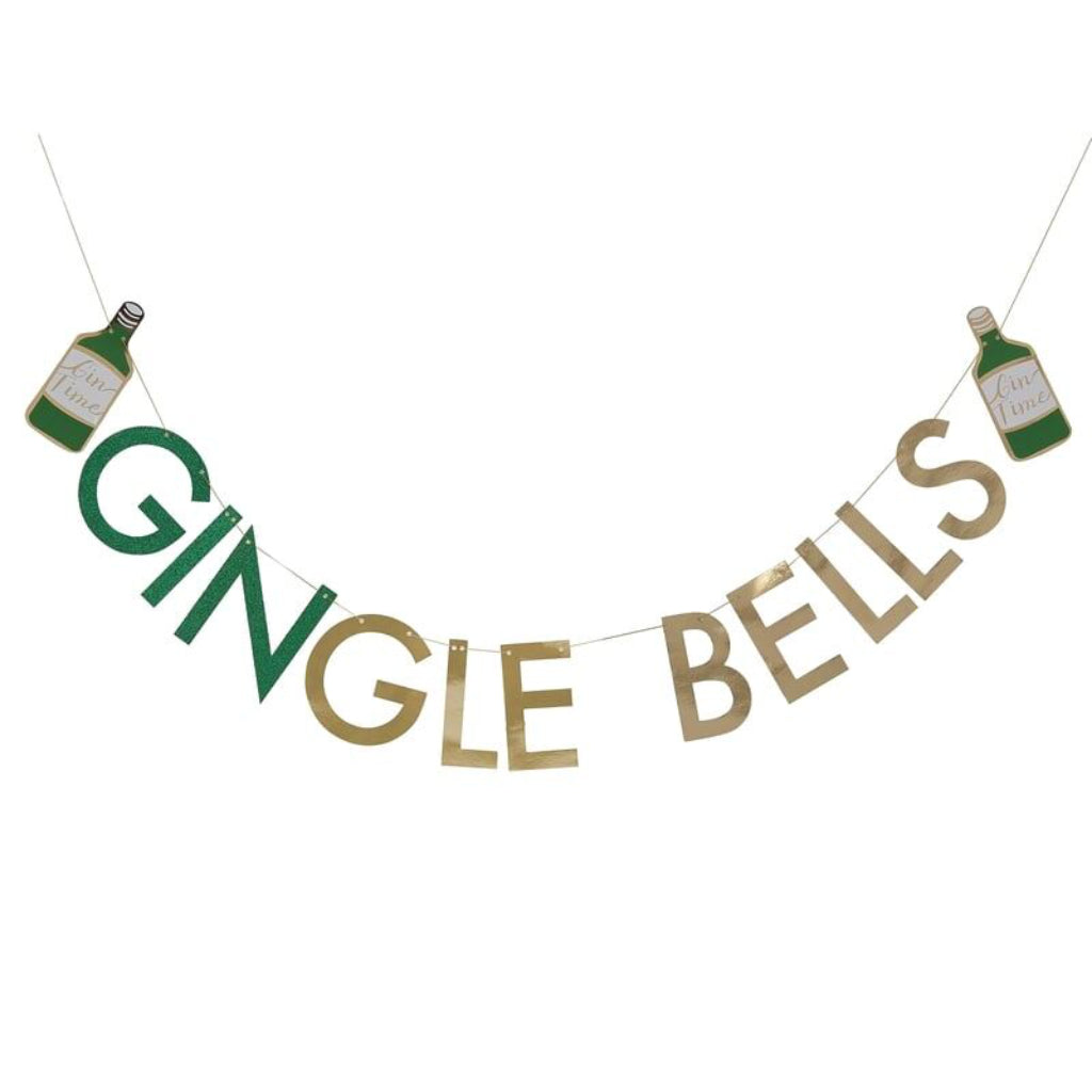 Glittery 'Gingle Bells' Banner