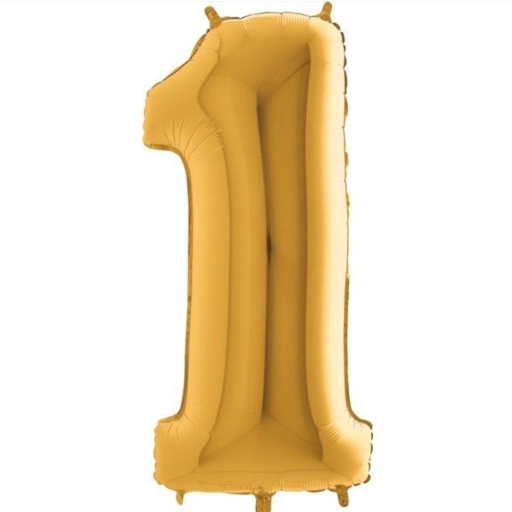 Gold Number 1 Supersize Balloon