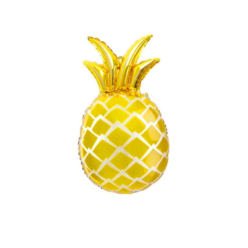 Large Gold Pineapple Foil Balloon