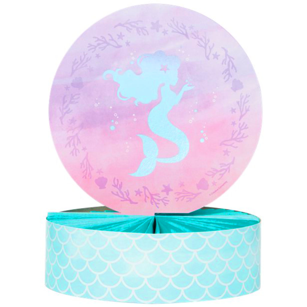 Mermaid Shine Honeycomb Centrepiece Iridescent Foil