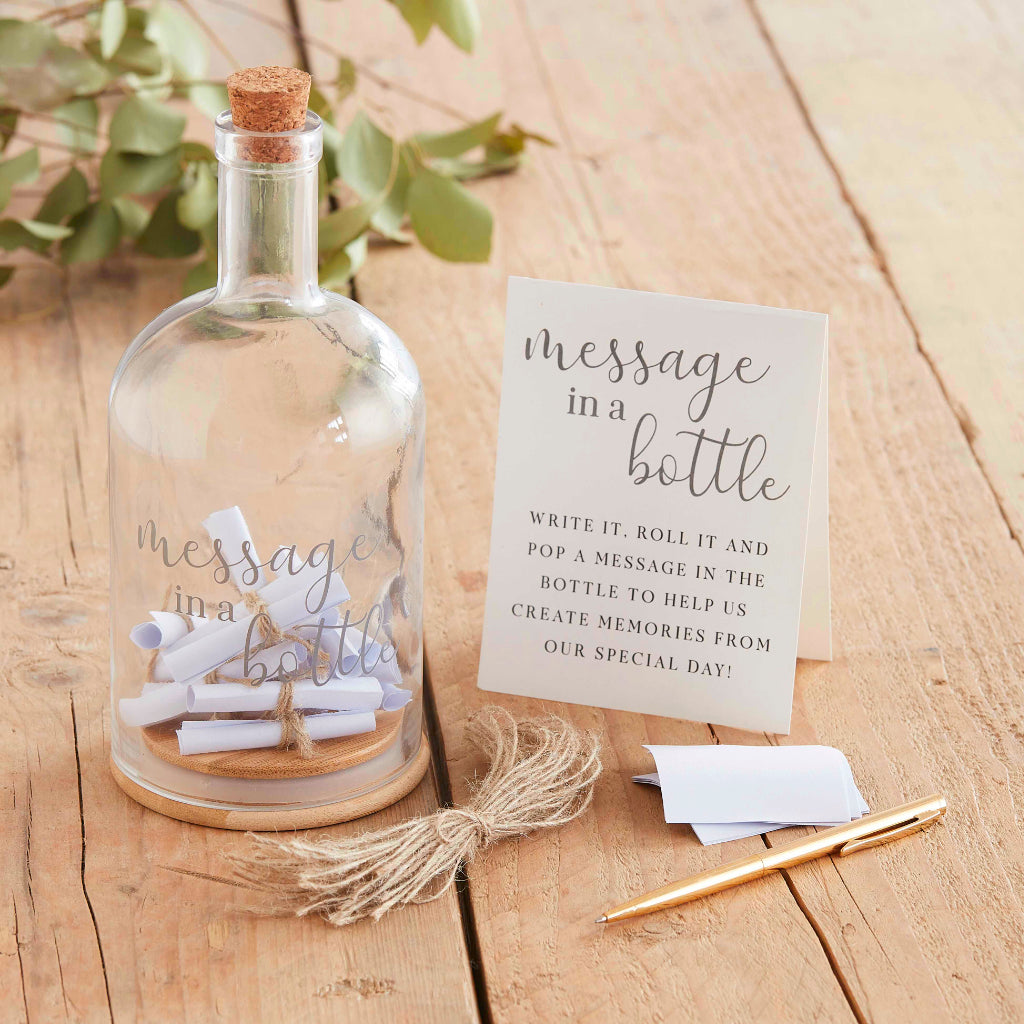 Message in a Bottle Guest Book