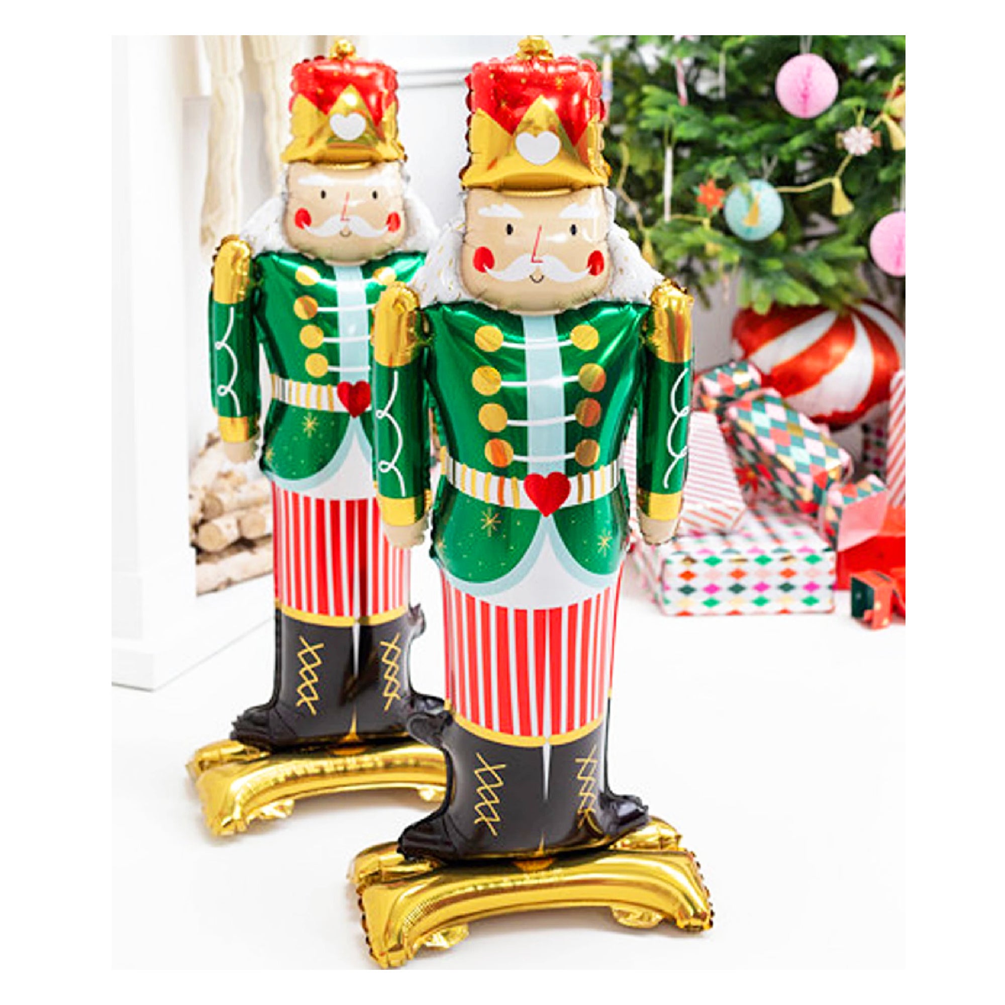 Giant 3D Standing Nutcracker Foil Balloon