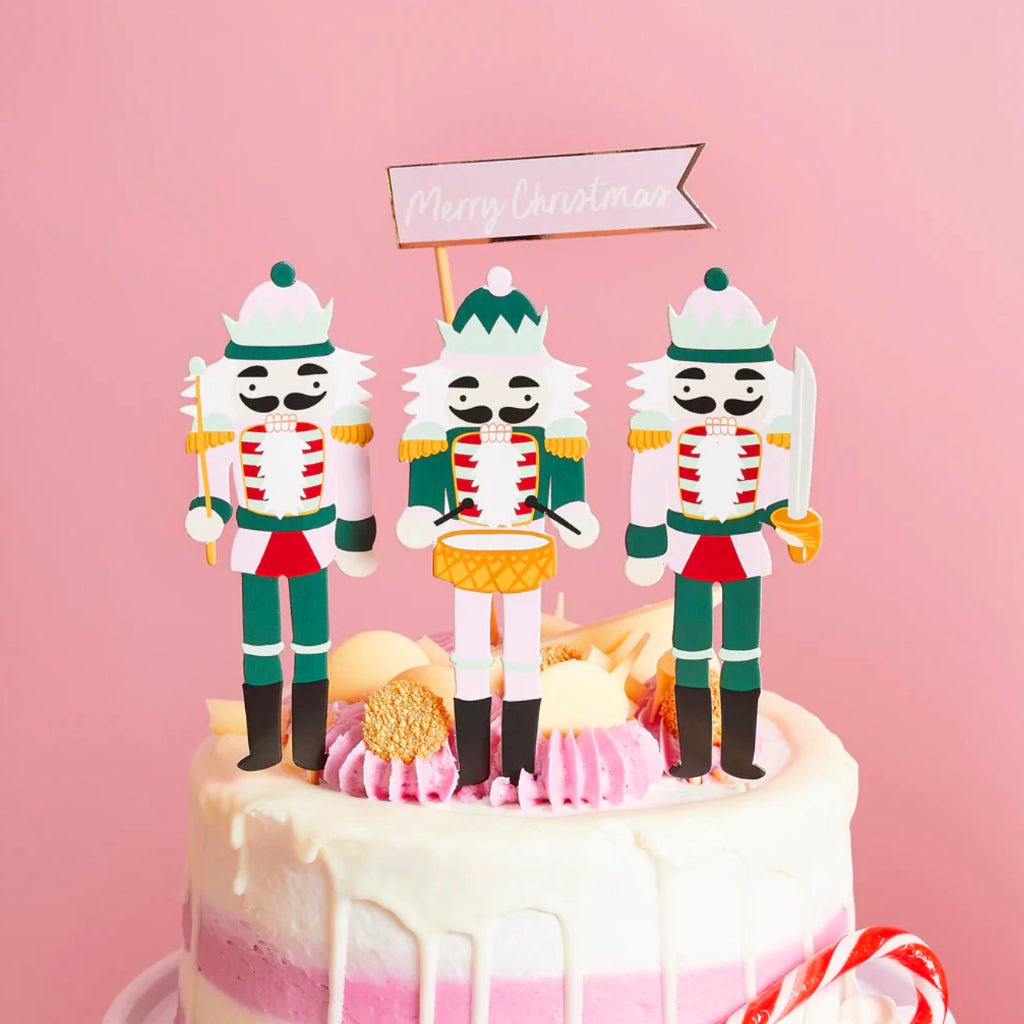 Christmas Nutcracker Cake Toppers