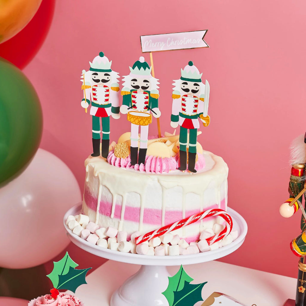 Christmas Nutcracker Cake Toppers