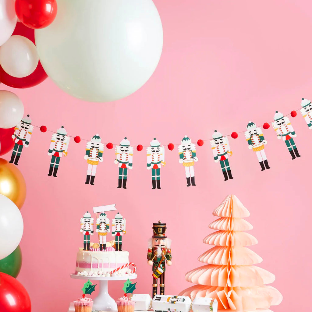 Nutcracker Pom Pom Garland