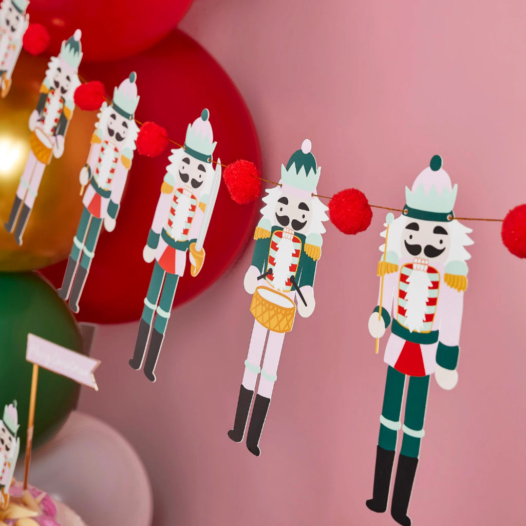 Nutcracker Pom Pom Garland