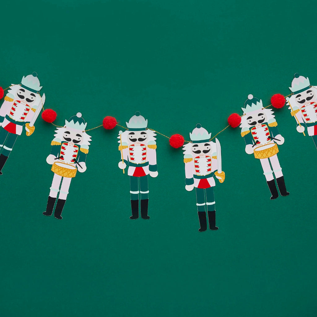 Nutcracker Pom Pom Garland