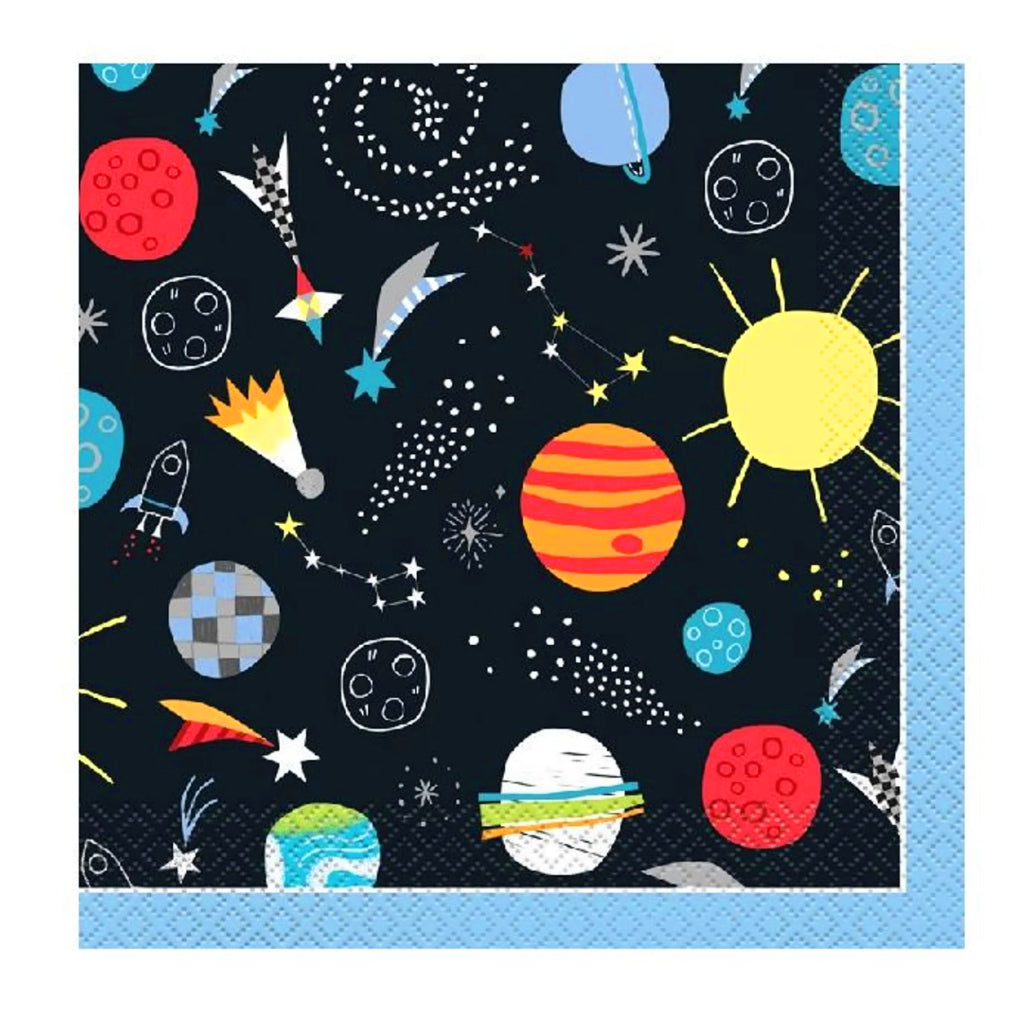 Outer Space Party Napkins (x16)