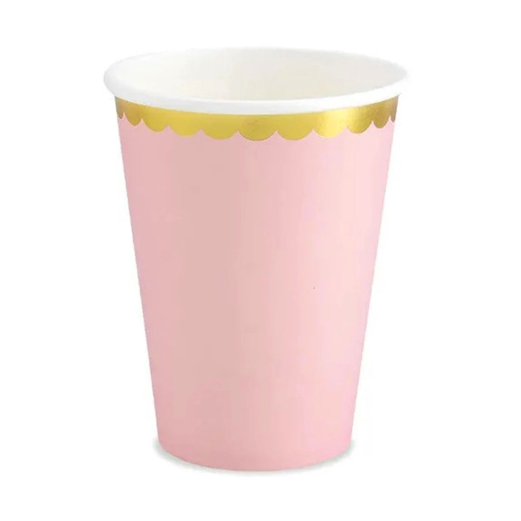 Pastel Pink Paper Cups