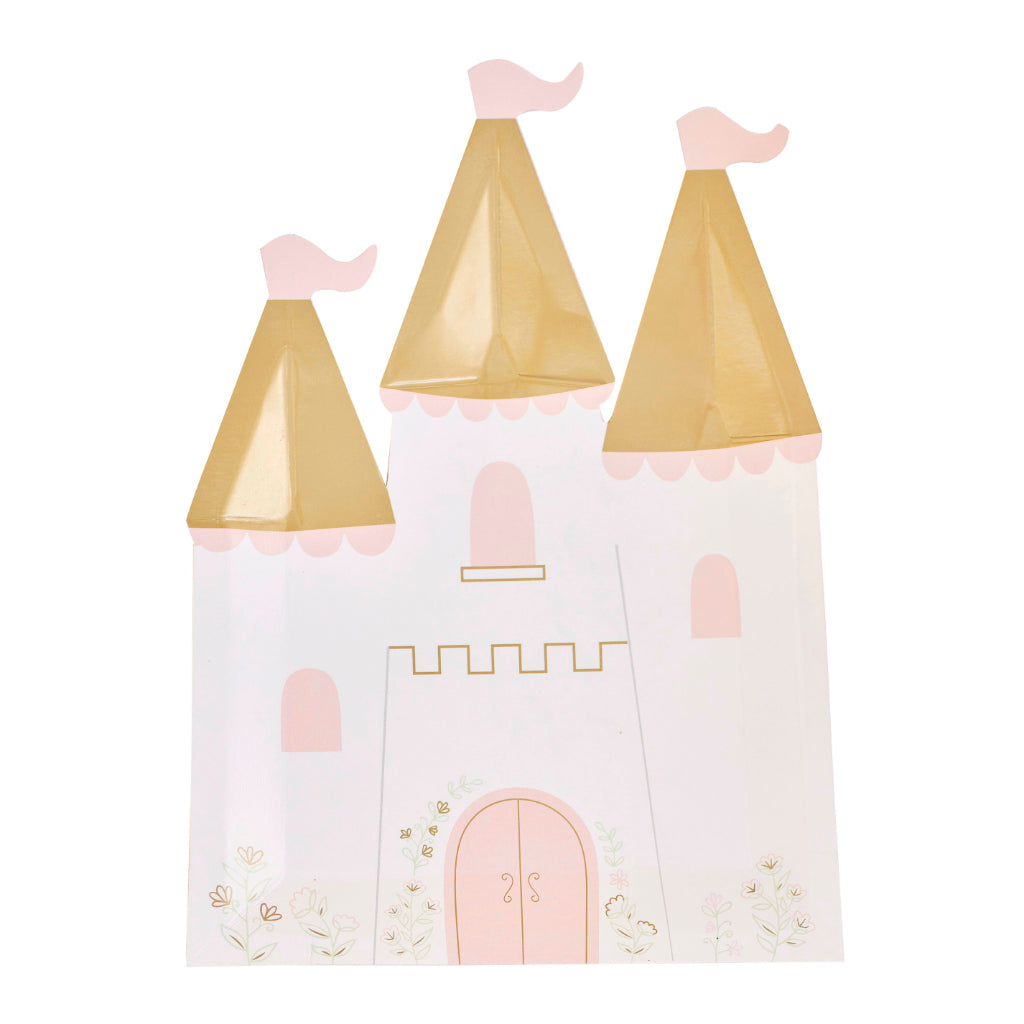 Princess Castle Plates (x8)