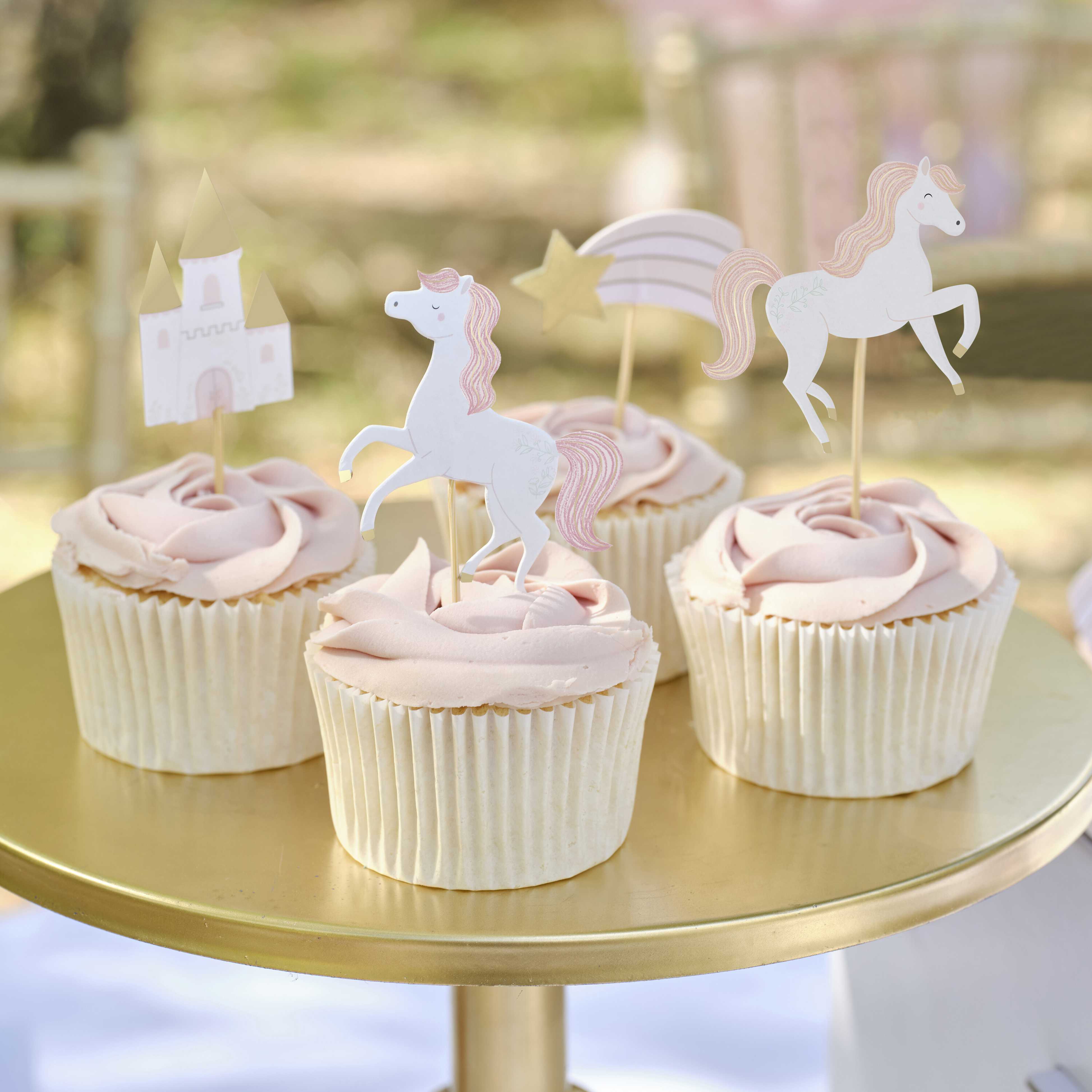 Princess Party Cupcake Toppers (x12)