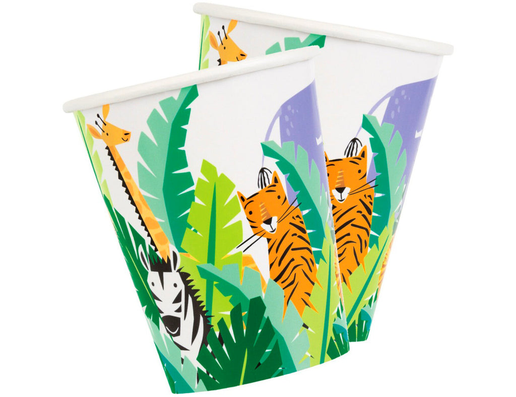 Safari Party Cups (x8)