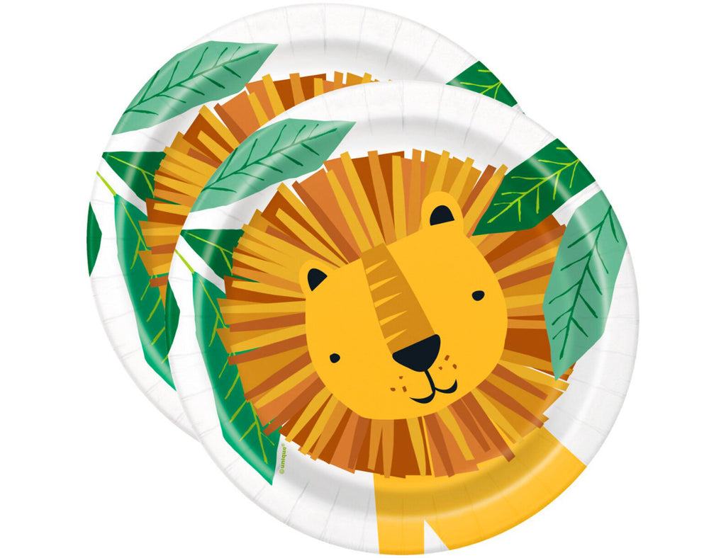 Lion Party Plates (x8)