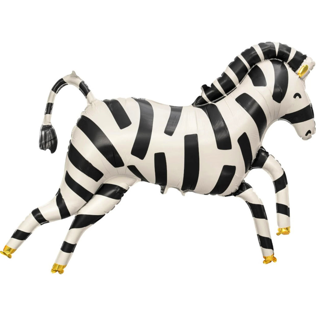 Large Foil Zebra Balloon