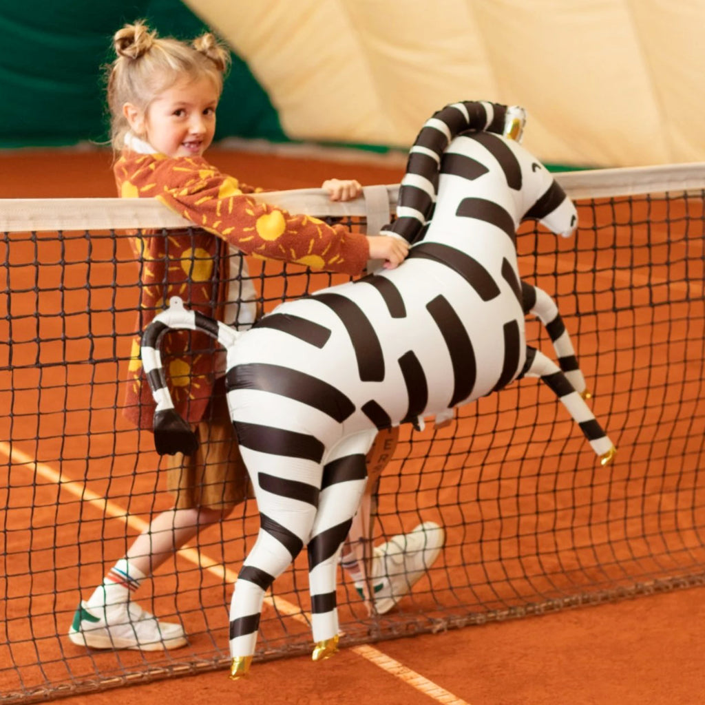 Large Foil Zebra Balloon