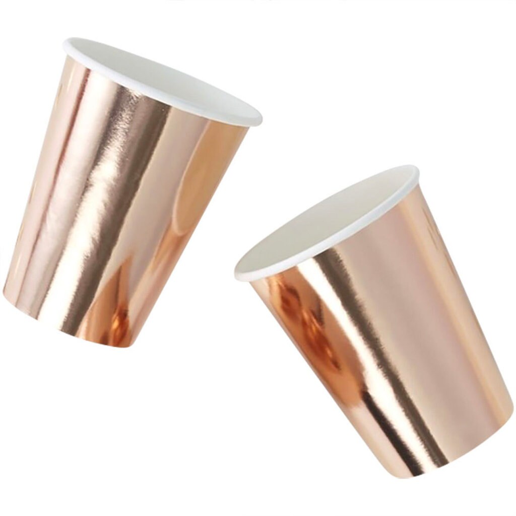 Rose Gold Cups (x8)