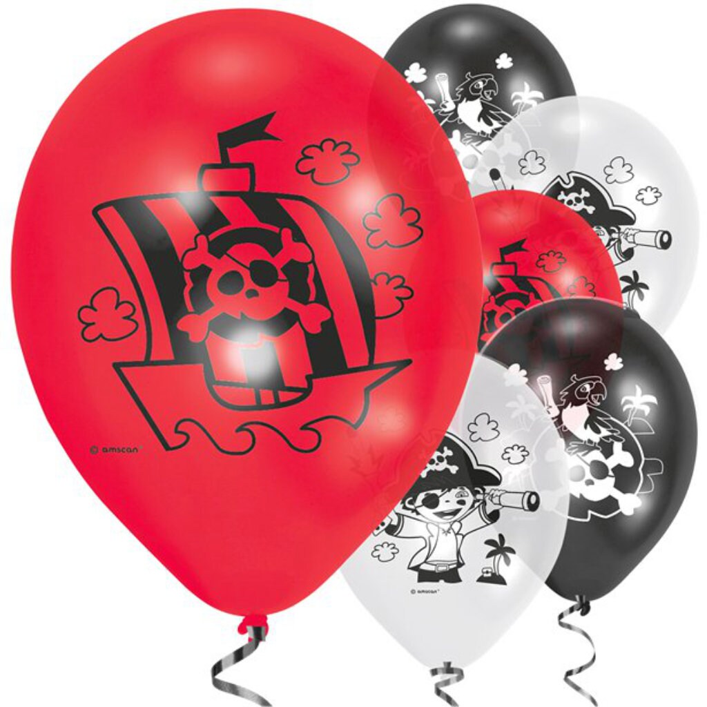 Pirate Balloons (x6)