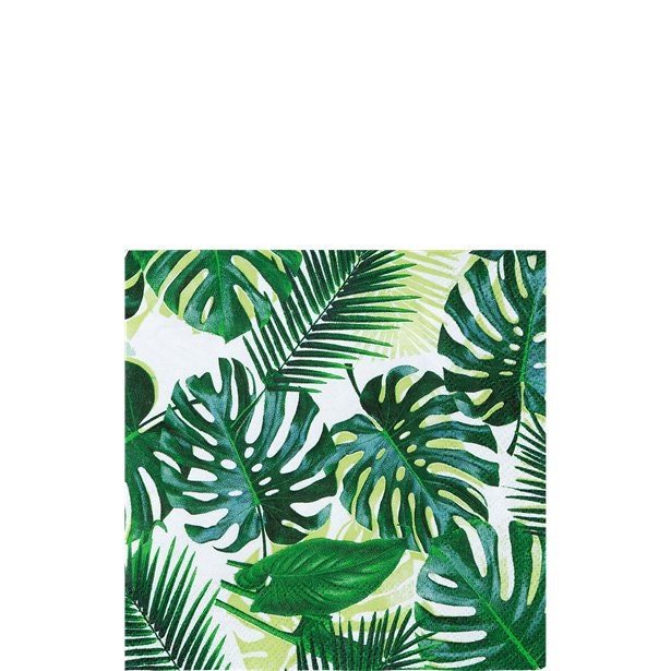 Palm Leaf Cocktail Napkins (x20)